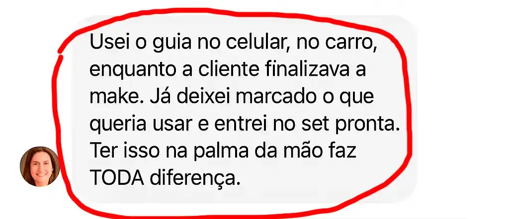 Depoimento de cliente 1